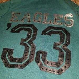 Philadelphia Eagles VS PINK Zip-up hoodie